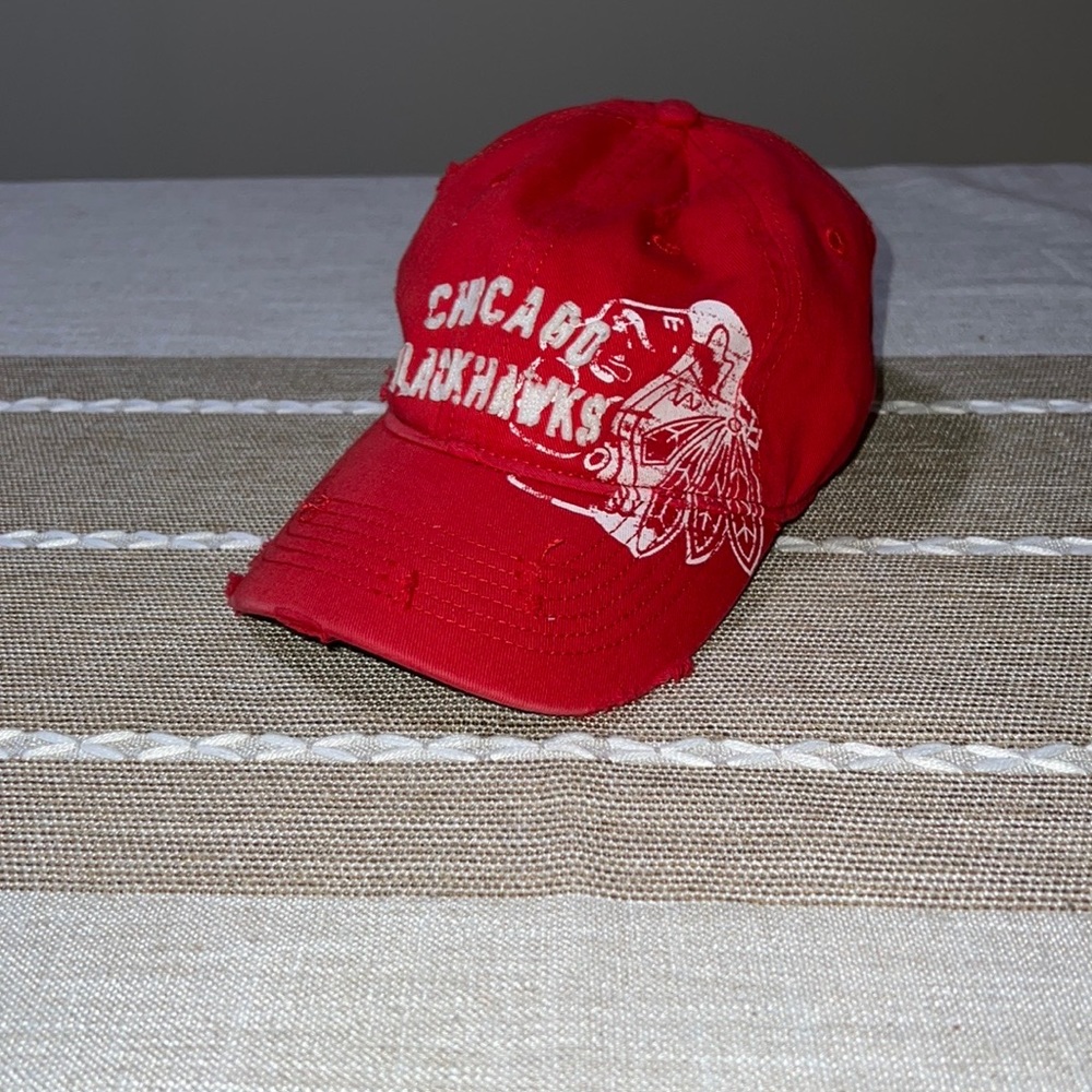 Chicago Blackhawk’s Vintage Red SnapBack Cap